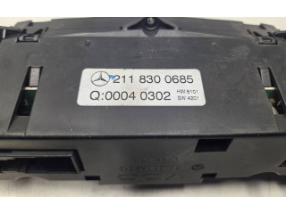 Блок управления климат-контролем A2118300685, 2118300685   Mercedes-Benz E W211