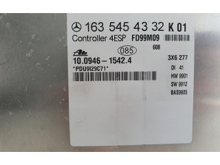 Блок управления АБС 1635454332   Mercedes-Benz ML W163
