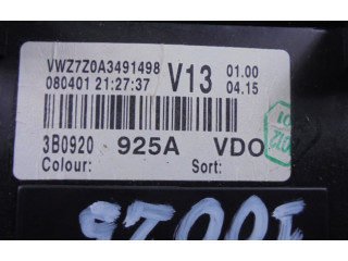 Панель приборов 3B0920809E, 3B0920809E   Volkswagen PASSAT B5.5       