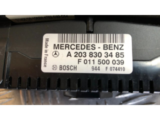 Блок управления климат-контролем A2038303485, F074410   Mercedes-Benz C W203