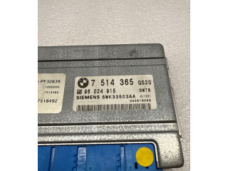 Блок управления коробкой передач 7514365, 5WK33503AA   BMW 3 E46