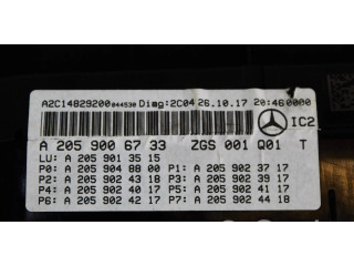 Přístrojová deska  Mercedes-Benz C W205 2017 a2059006733, a2059013515  