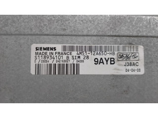 Блок управления двигателя 4M5112A650HB, S118934101B   Ford Focus C-MAX