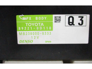 Блок управления двигателя 892210D110   Toyota Yaris