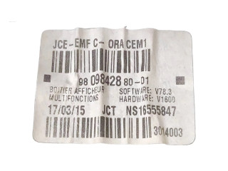 Дисплей    9809842880, 3014003   Peugeot Partner