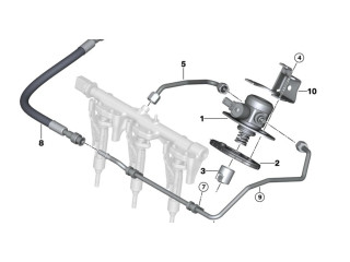 Vstřikovací lišta 8665628, 13538665628   BMW 2 F46  pro benzínový motor 1.5  