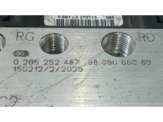 Блок АБС 9808066080, 0265252487   Peugeot  5008  