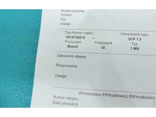 Vstřikovač 0414720018, IMPRK1242364   Volkswagen Sharan     