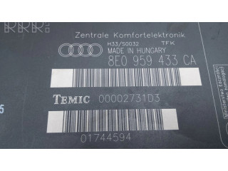 Блок комфорта 8E0959433CA   Audi A4 S4 B6 8E 8H   