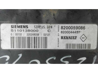 Блок управления двигателя 8200059086, S110138000   Renault Grand Modus