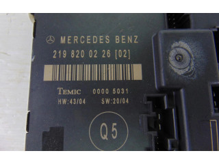 Řídící jednotka 2198200226   Mercedes-Benz CLS C219 