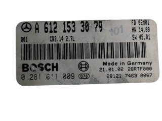 Řídící jednotka A6121533079, 28RTF000   Mercedes-Benz E W210 2000
