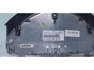 Přístrojová deska  Mercedes-Benz S W220 2000 A2205402547, 1031098055  
