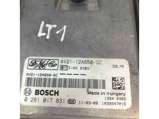 Блок управления двигателем Блок управления AV2112A650GC, 0281017831   Ford Fiesta