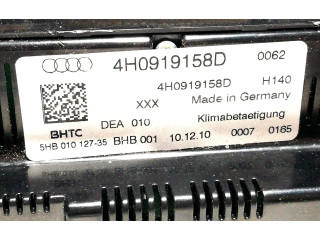 Блок управления климат-контролем 4H0919158D, 5HB01012735   Audi A8 S8 D4 4H