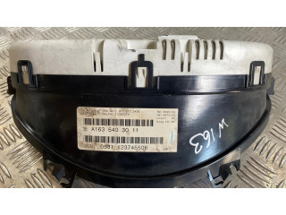 Přístrojová deska  Mercedes-Benz ML W163 2003 A1635403011, 15380379  
