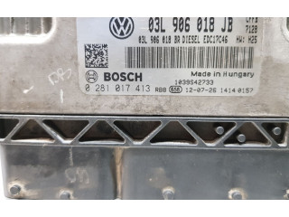 Řídící jednotka 03L906018JB, 0281017413   Skoda Superb B6 (3T) 2013