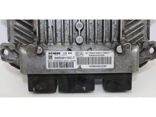 Блок управления двигателя 5WS40110CT, SW9653447480   Citroen C3