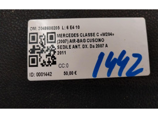 Подушка безопасности в сиденье 2048600205, 2048600205   Mercedes-Benz C W204