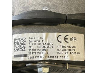 Подушка безопасности водителя 309763590AB, 496021650   BMW M3