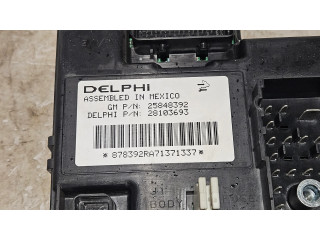 Pojistková skříňka Řídící jednotka BSM 25848392, 28103693   Chevrolet HHR 2007