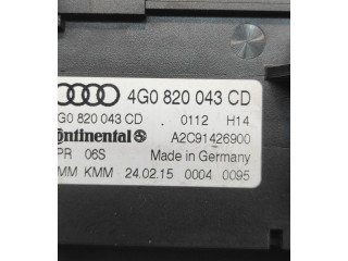 Блок управления климат-контролем 4G0820043CD, A2C91426900   Audi A6 S6 C7 4G