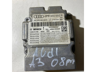 Блок подушек безопасности 8P0959655P, 0285010680   Audi A3 S3 8P