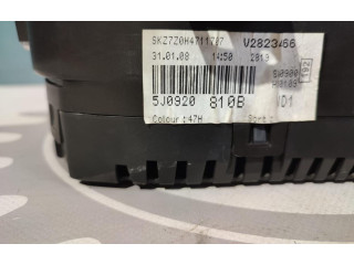 Přístrojová deska  Skoda Fabia Mk2 (5J)  5J0920810B  