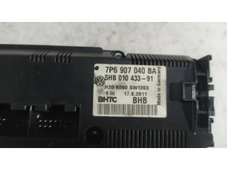Блок управления климат-контролем 7P6907040BA, 5HB01043391   Volkswagen Touareg II
