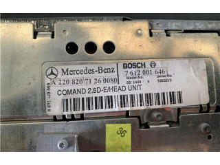 Турбина Радио/ проигрыватель CD/DVD / навигация Mercedes-Benz S W220  A2208207126, 7612001646         