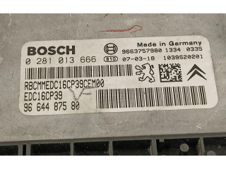 Блок управления двигателя 9664487580, 0281013666   Citroen C-Crosser