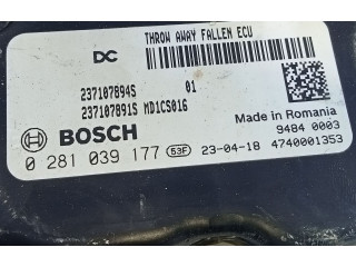 Řídící jednotka 237107894S, 0281039177   Dacia Lodgy 2022