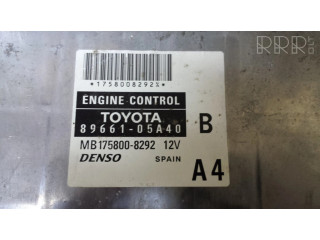 Блок управления двигателя 8966105A40, 1758008292   Toyota Avensis T250