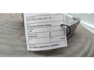 Блок подушек безопасности 51711816, 5WK43342   Fiat Stilo