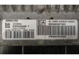 Řídící jednotka 9663607880, 9655534080   Peugeot 807 2004