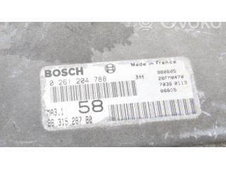 Řídící jednotka 9631528780, 0261204788   Citroen Saxo 2002