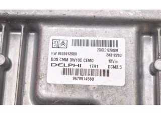 Блок управления двигателем ECU 9666912580, 9666912580   Peugeot  508 RXH  2011 - 2018 года