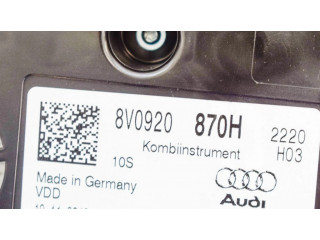 Панель приборов 8V0920870H   Audi A3 S3 8V       