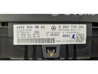 Панель приборов A2929009801   Mercedes-Benz GLE (W166 - C292)       