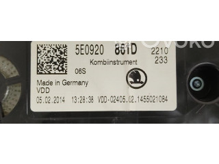 Přístrojová deska  Skoda Octavia Mk3 (5E) 2014 5E0920861D, 5E0920861D  