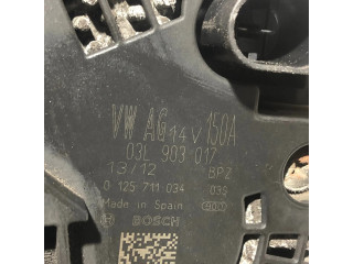Генератор 03L903017, 0125711034   Audi A5 Sportback 8TA 2.0     
