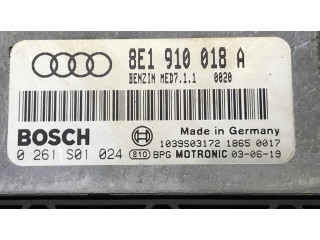 Комплект блоков управления 8E1910018A, 0261S01024   Audi A4 S4 B6 8E 8H