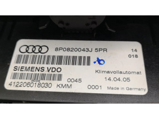 Блок управления климат-контролем 8P0820043J   Audi A3 S3 A3 Sportback 8P