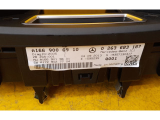 Přístrojová deska  Mercedes-Benz GLE AMG (W166 - C292) 2016 A1669006910  