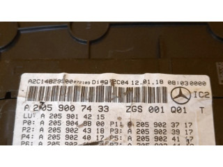 Přístrojová deska  Mercedes-Benz C W205 2016 A2059007433  