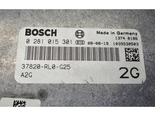 Řídící jednotka 0281015301, 37820RL0G25   Honda Accord 2009