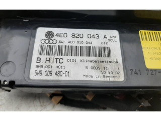 Блок управления климат-контролем 4E0820043A   Audi A8 S8 D3 4E