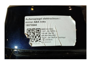 Zpětné zrcátko  BMW X4 G02 2023  8738373, 51168738373  