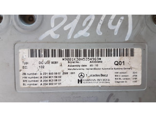 Блок управления A2219005903, A2049015902   Mercedes-Benz E W212
