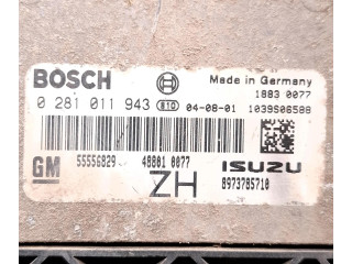 Řídící jednotka 0281011943, 18830077   Opel Astra H 2004